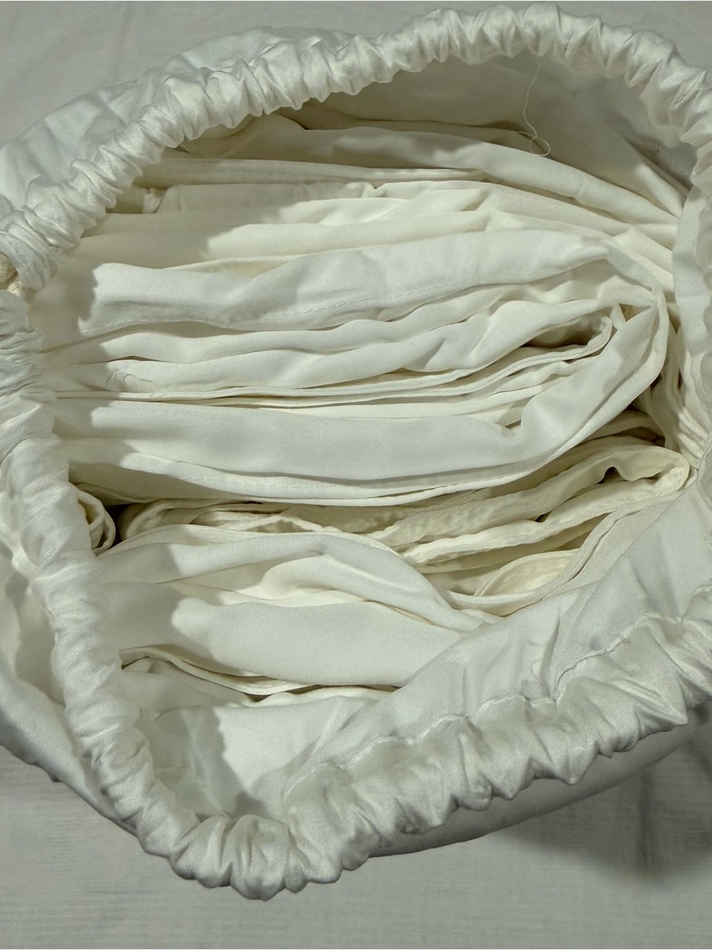 New Quince Bamboo Duvet Cover Set King/CalKing - White MSRP $154 - Picture 10 of 12